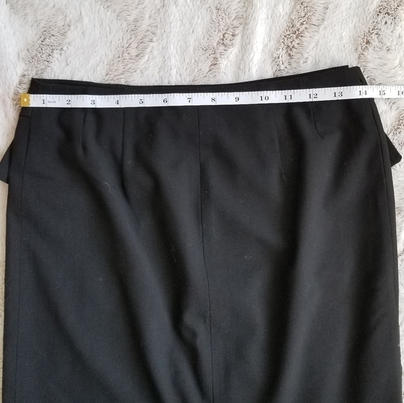 ✨️CL She Said Black Sash Design Mini Skirt Clasp Close Size 0 - Picture 7 of 8